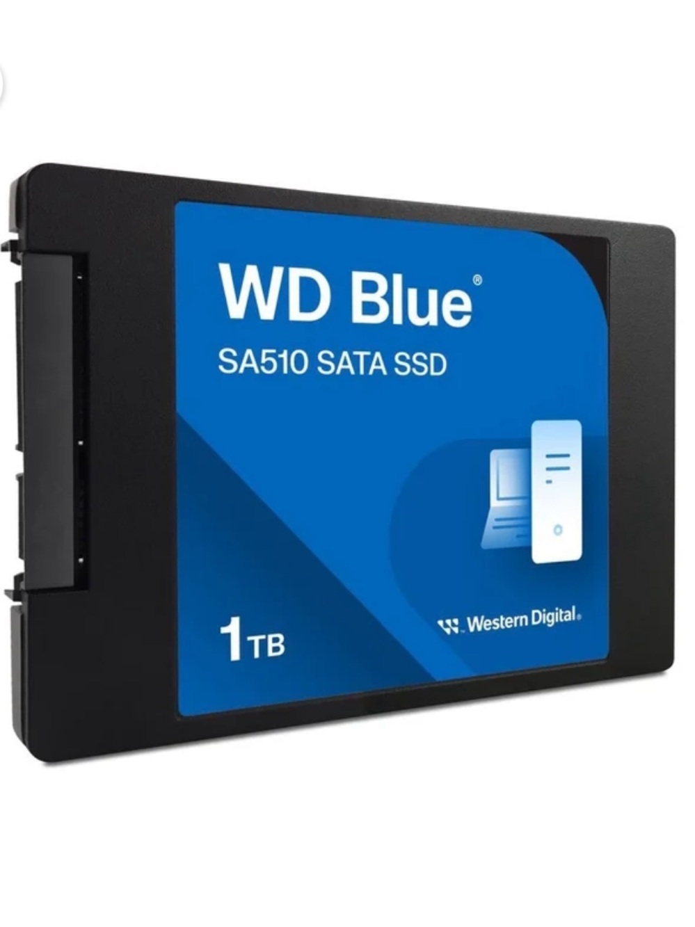 WD Blue SA510 1TB SATA SSD - Blue/Black